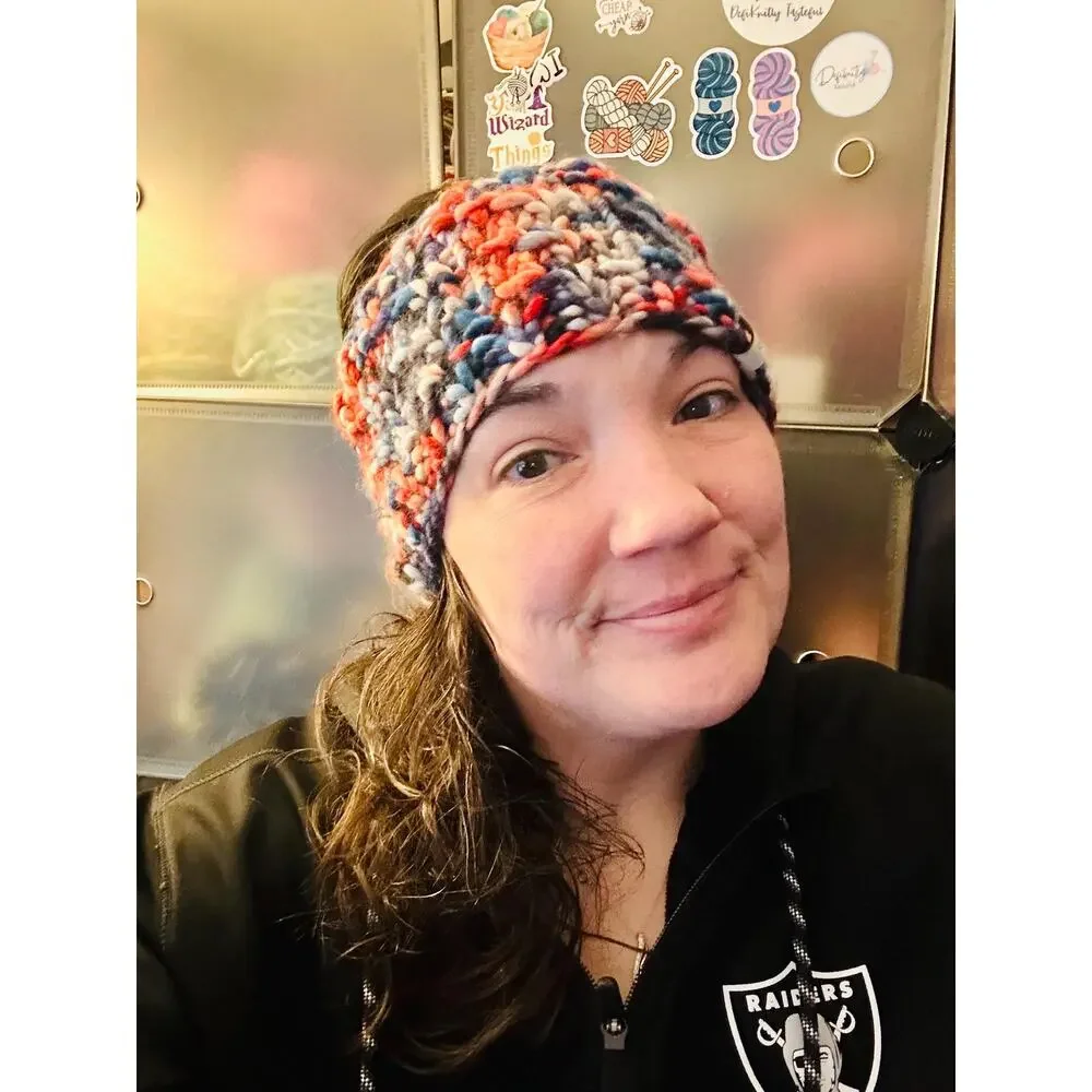 Hand Knit Merino Wool Headband - Lean On Me Design